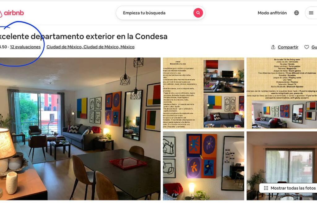 Excelente Departamento En La Condesa Apartment Mexico City Exterior photo